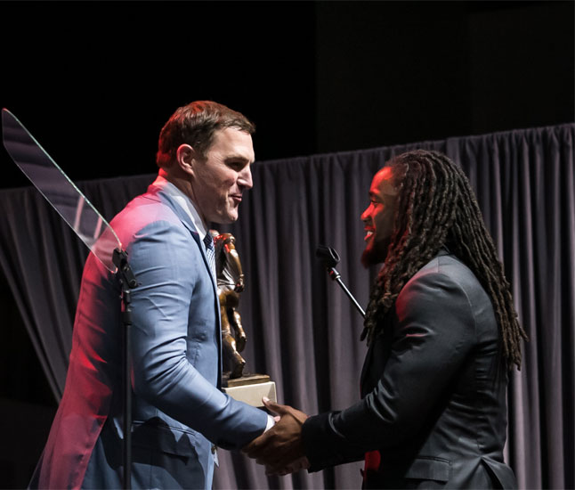 Witten wins Man of the Year award for off-field work
